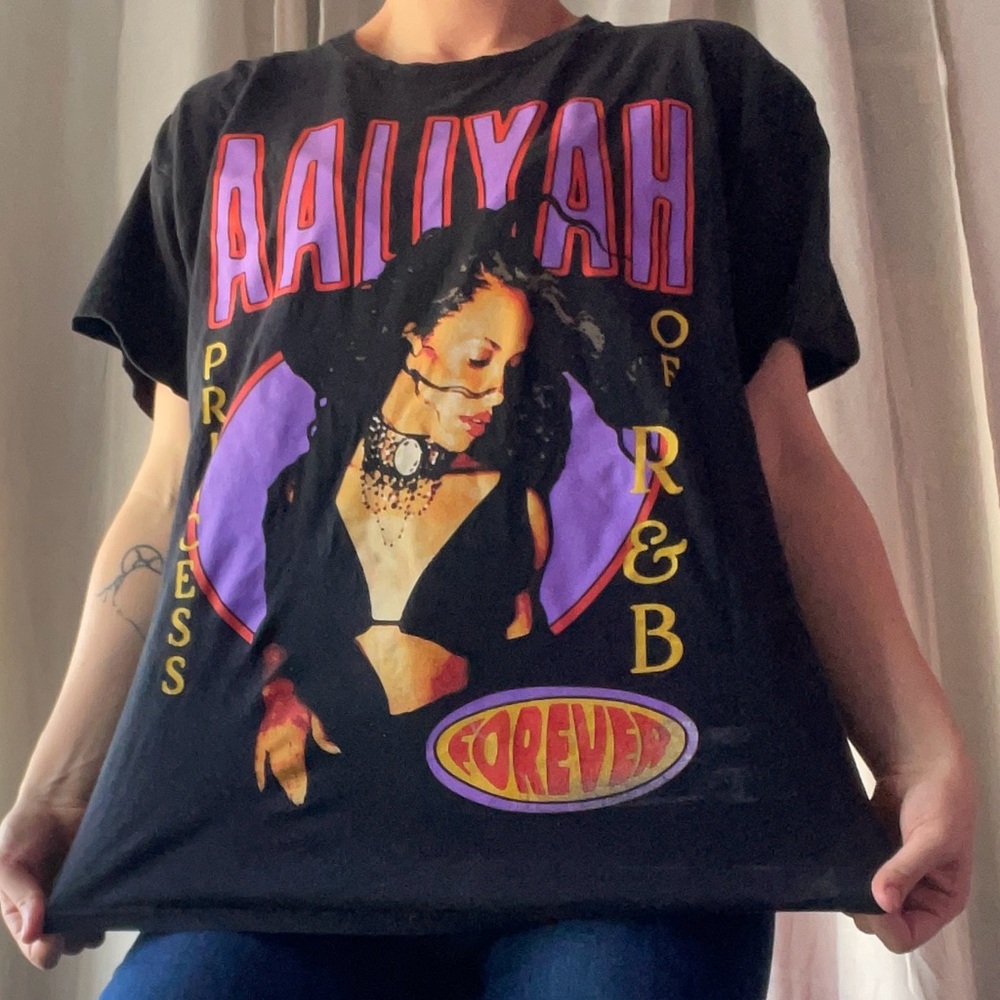 Aaliyah Concert T Shirt